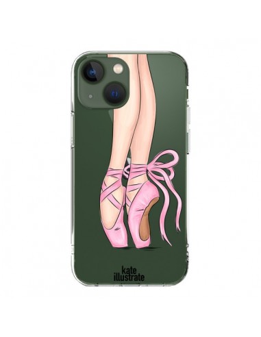 iPhone 13 Case Ballerina Danza Clear - kateillustrate
