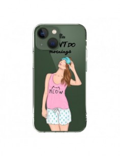 iPhone 13 Case I Don't Do Mornings Matin Clear -...