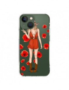 Cover iPhone 13 Young Wild and Free Coachella Trasparente...