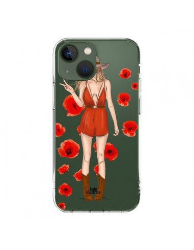 Coque iPhone 13 Young Wild and Free Coachella Transparente - kateillustrate