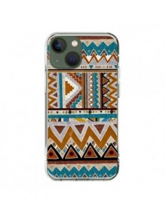 Cover iPhone 13 Azteco Verde Marrone - Kris Tate