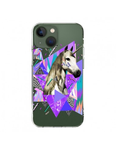 Coque iPhone 13 Licorne Unicorn Azteque Transparente - Kris Tate