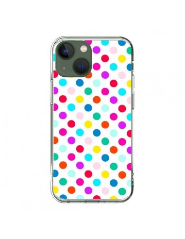 iPhone 13 Case Polka Multicolor - Laetitia