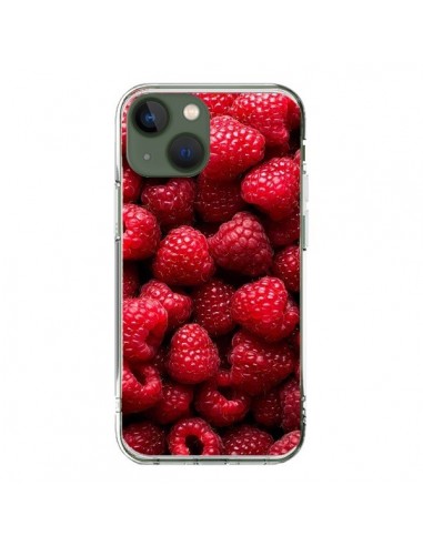 Coque iPhone 13 Framboise Raspberry Fruit - Laetitia