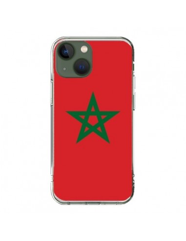 Cover iPhone 13 Bandiera Marocco - Laetitia