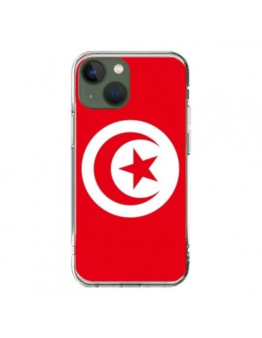 Coque iPhone 13 Drapeau Tunisie Tunisien - Laetitia