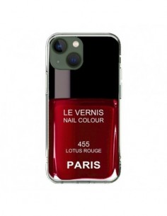 iPhone 13 Case Nail polish Paris Lotus Red - Laetitia