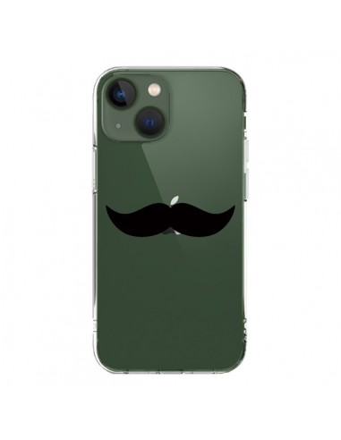 Cover iPhone 13 Baffi Movember Trasparente - Laetitia