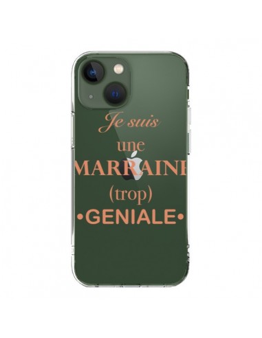 iPhone 13 Case Sono una Madrina geniale Clear - Laetitia