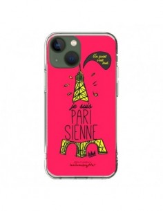Cover iPhone 13 Je suis Parisienne La Tour Eiffel Rosa -...