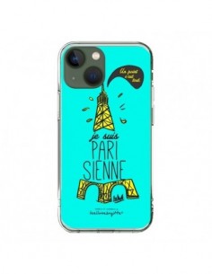 Cover iPhone 13 Je suis Parisienne La Tour Eiffel Blu -...