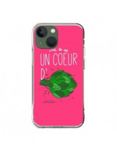 Coque iPhone 13 Toi tu as un coeur d'artichaut -...