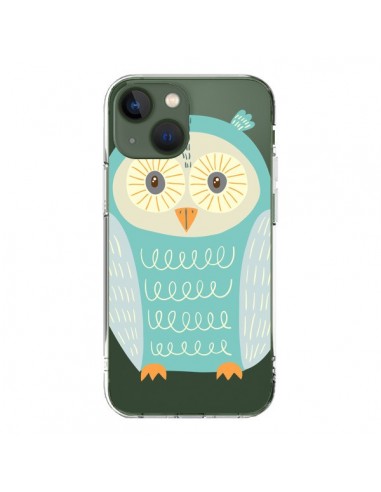 Coque iPhone 13 Hibou Owl Transparente - Petit Griffin