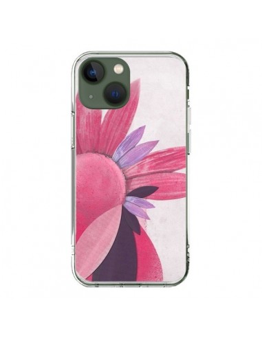 Coque iPhone 13 Flowers Fleurs Roses - Lassana