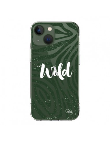 Coque iPhone 13 Wild Zebre Jungle Transparente - Lolo Santo