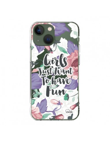 Coque iPhone 13 Girls Fun Transparente - Lolo Santo