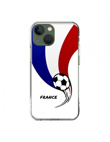 Coque iPhone 13 Equipe France Ballon Football - Madotta
