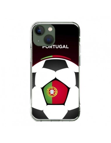 Coque iPhone 13 Portugal Ballon Football - Madotta