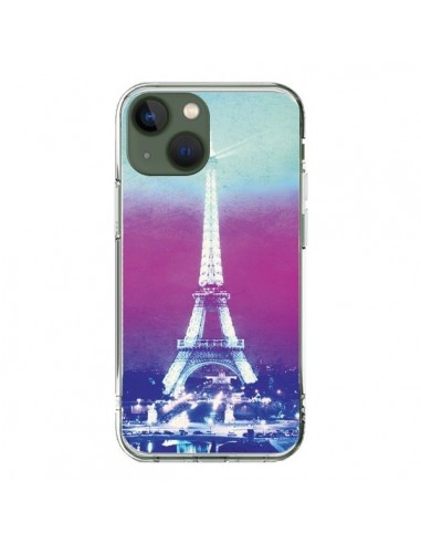 Coque iPhone 13 Tour Eiffel Night - Mary Nesrala