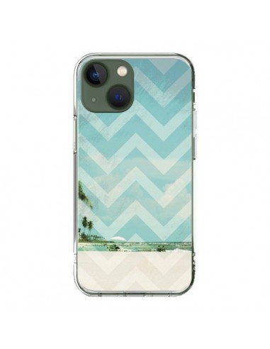 Coque iPhone 13 Chevron Beach Dreams Triangle Azteque - Mary Nesrala