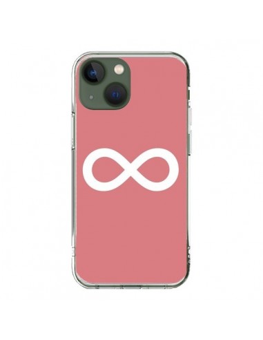 Cover iPhone 13 Infinity Infinito Forever Corallo - Mary Nesrala