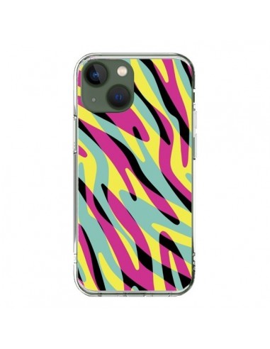 Coque iPhone 13 In the wild arc en ciel - Mary Nesrala