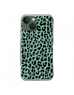 Coque iPhone 13 Leopard Mint Vert Neon - Mary Nesrala