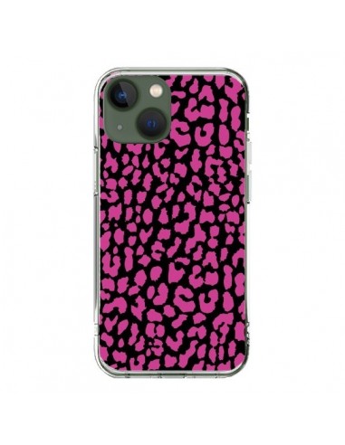 Cover iPhone 13 Leopardo Rosa - Mary Nesrala