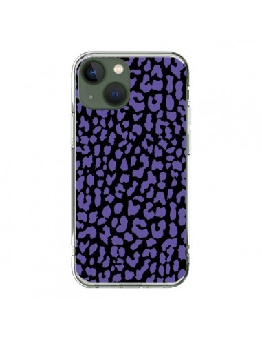 Coque iPhone 13 Leopard Violet - Mary Nesrala
