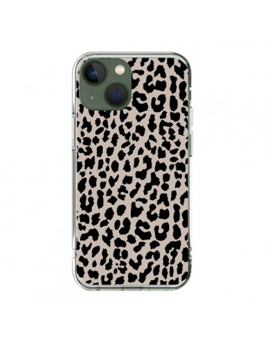 Coque iPhone 13 Leopard Marron - Mary Nesrala