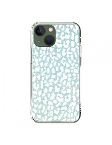 Coque iPhone 13 Leopard Winter Mint - Mary Nesrala