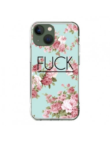 Coque iPhone 13 Fuck Fleurs - Maryline Cazenave