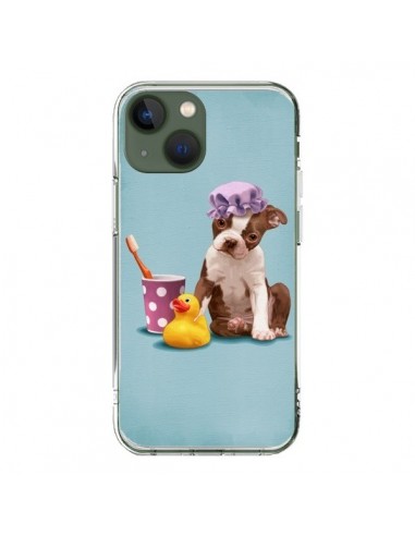 Coque iPhone 13 Chien Dog Canard Fille - Maryline Cazenave
