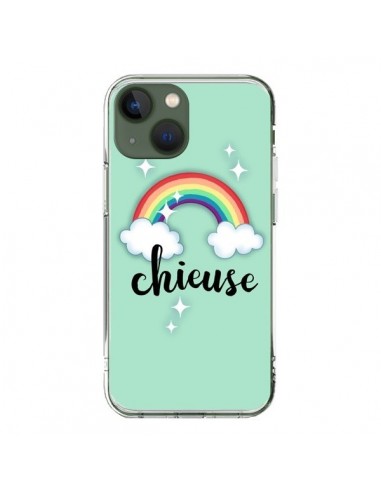 Coque iPhone 13 Chieuse Arc en Ciel - Maryline Cazenave