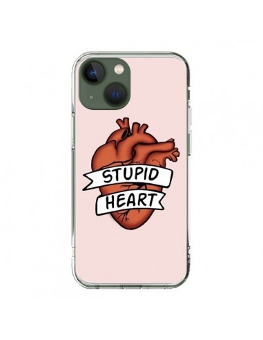 Coque iPhone 13 Stupid Heart Coeur - Maryline Cazenave