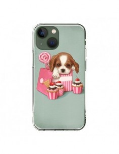 Coque iPhone 13 Chien Dog Cupcake Gateau Boite - Maryline...