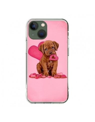 Coque iPhone 13 Chien Dog Gateau Coeur Love - Maryline Cazenave