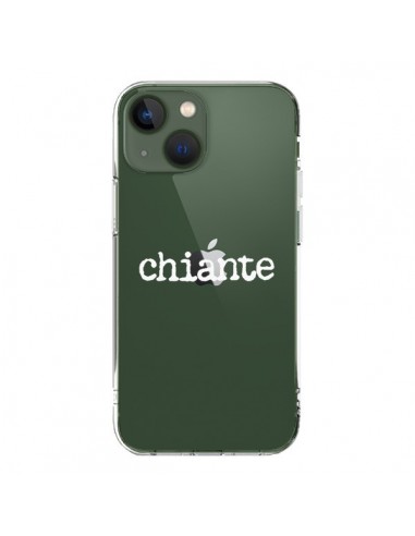 Cover iPhone 13 Chiante Bianco Trasparente - Maryline Cazenave