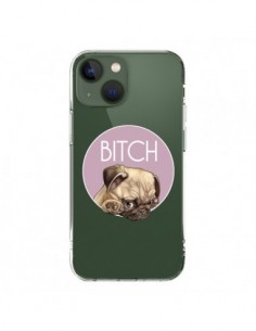 Coque iPhone 13 Bulldog Bitch Transparente - Maryline...