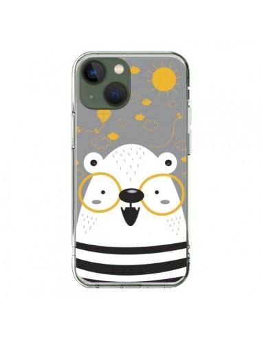 Cover iPhone 13 Orso con occhiali - Maria Jose Da Luz