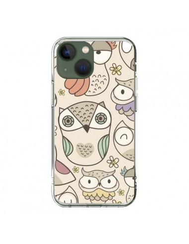 Coque iPhone 13 Chouette Vintage - Maria Jose Da Luz