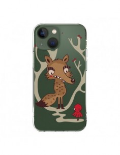 Coque iPhone 13 Le Petit Chaperon Rouge Loup Hello Big...