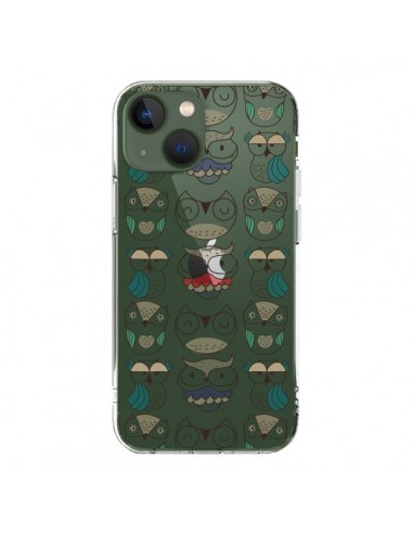 Coque iPhone 13 Chouettes Owl Hibou Transparente - Maria Jose Da Luz