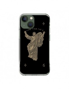 Coque iPhone 13 God Black Drake Chanteur Jeu Cartes -...