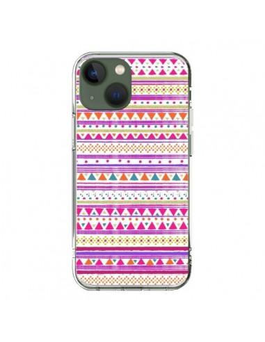 Coque iPhone 13 Bandana Rose Azteque - Monica Martinez