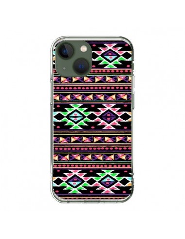 Coque iPhone 13 Black Aylen Azteque - Monica Martinez