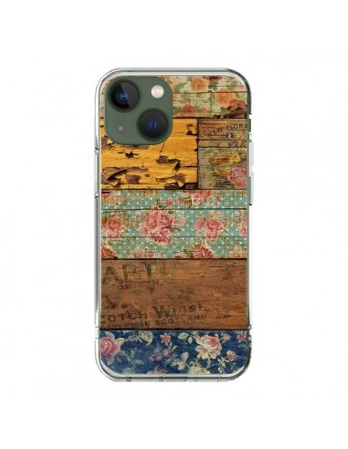 Cover iPhone 13 Barocco Style Legno - Maximilian San