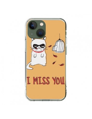 Coque iPhone 13 Chat I Miss You - Maximilian San