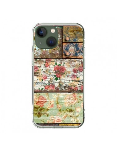 Coque iPhone 13 Lady Rococo Bois Fleur - Maximilian San