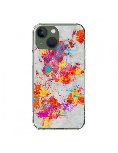 iPhone 13 Case Terre Map MWaves Mother Earth Crying - Maximilian San